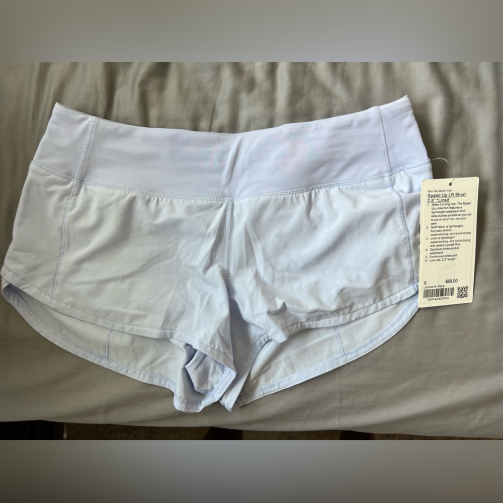 Speed Up Short LR Short 2.5” Pastel Blue
